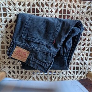 Levi's Wedgie Fit faded black jeans